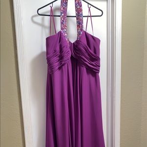 Purple prom dress!